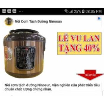 Nồi cơm điện tách đường